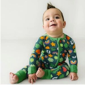 Little Sleepies Lucky Zip St. Patrick’s Day PJ